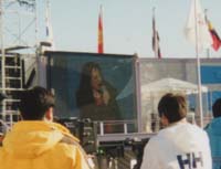 Cara Jones on Olympic Medal podium