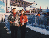 Cara Jones on Olympic Medal podium