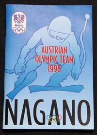 Austrian Team Handbook Nagano 1998