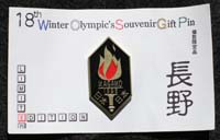 Nagano Olympic Pins