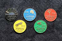 Japan 1998 Series Pins