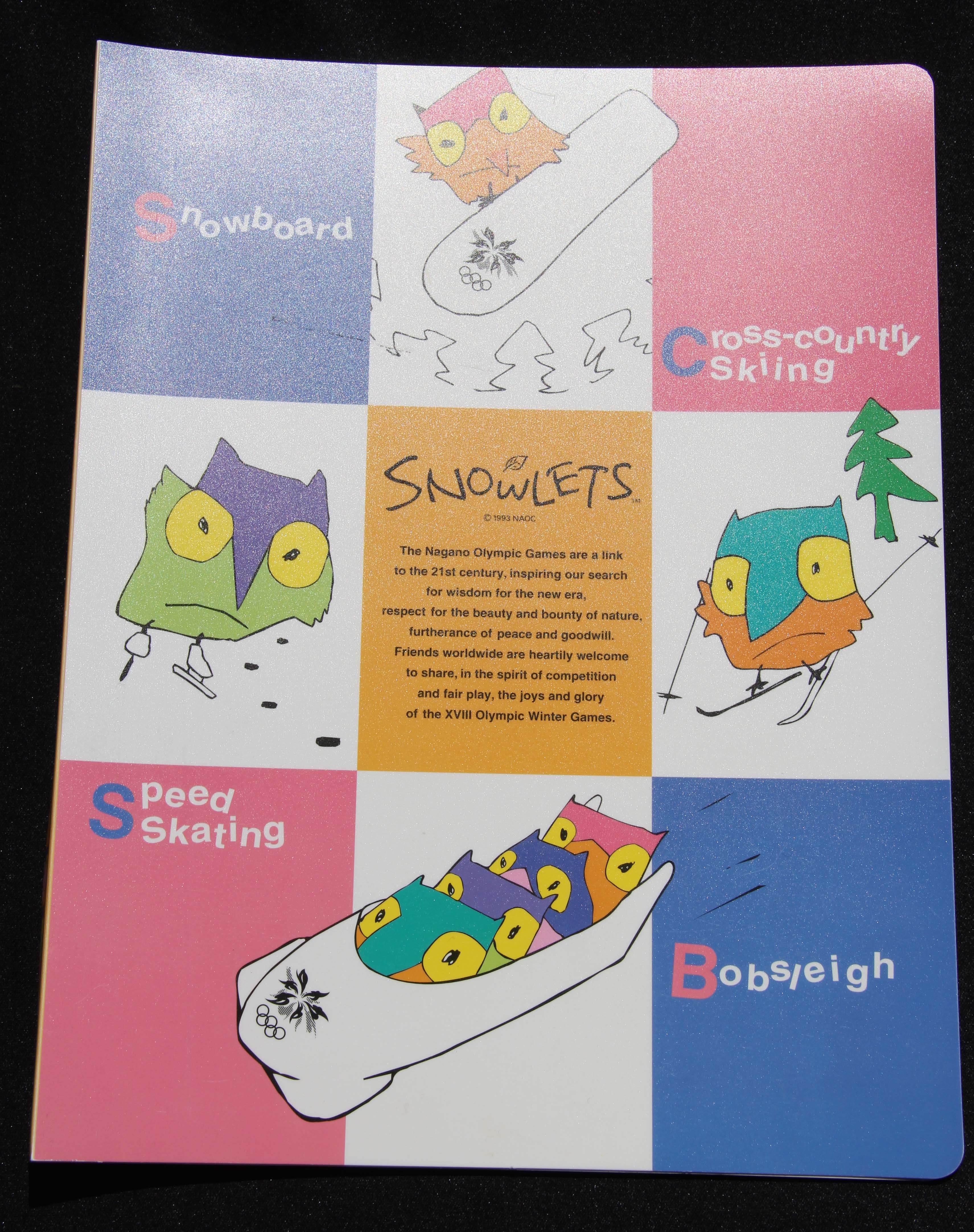 Nagano Olympic Binder - Snowlets